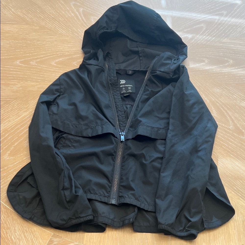 All in Motion Black Kids Raincoat